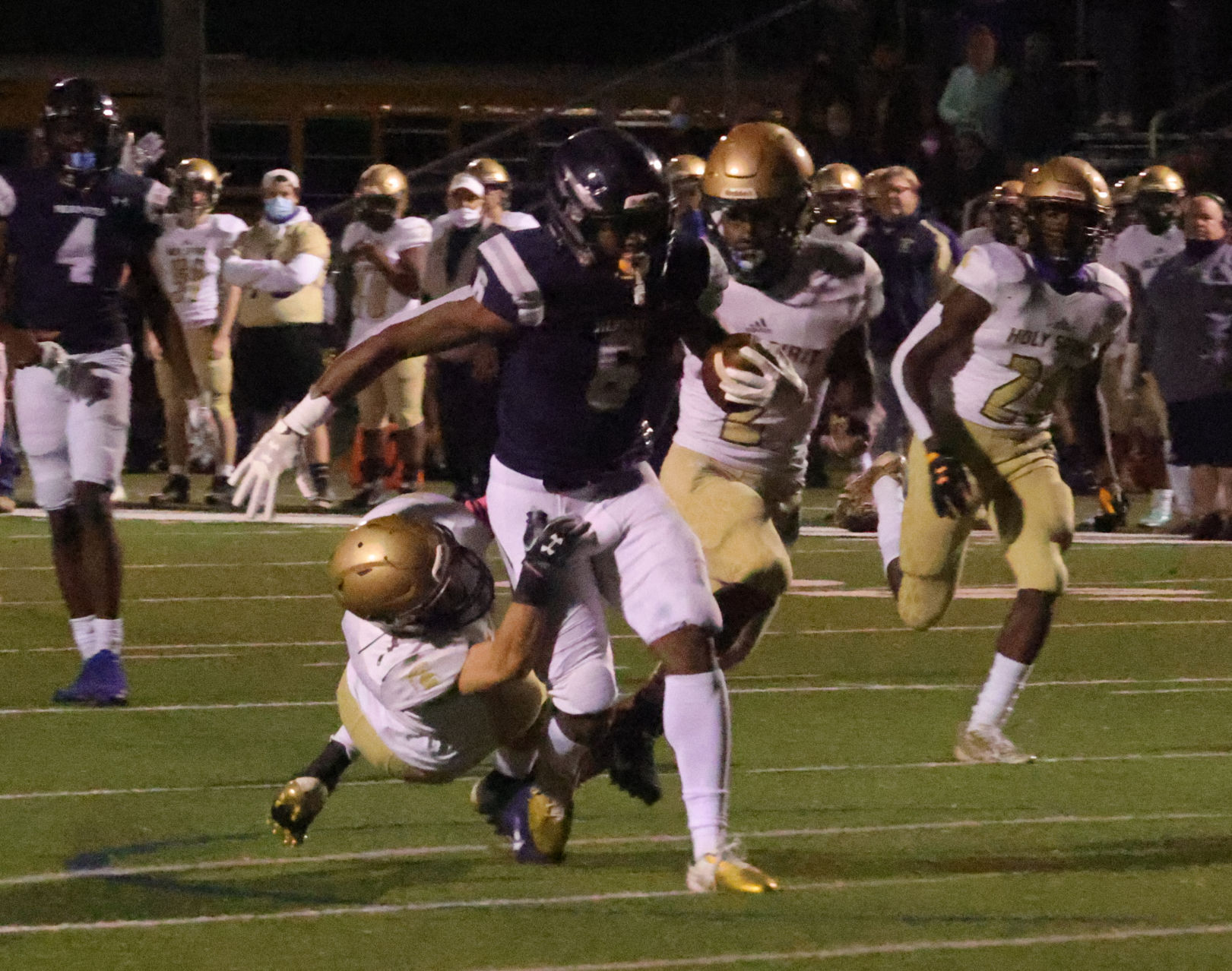 St. Augustine Prep vs Holy Spirit football game